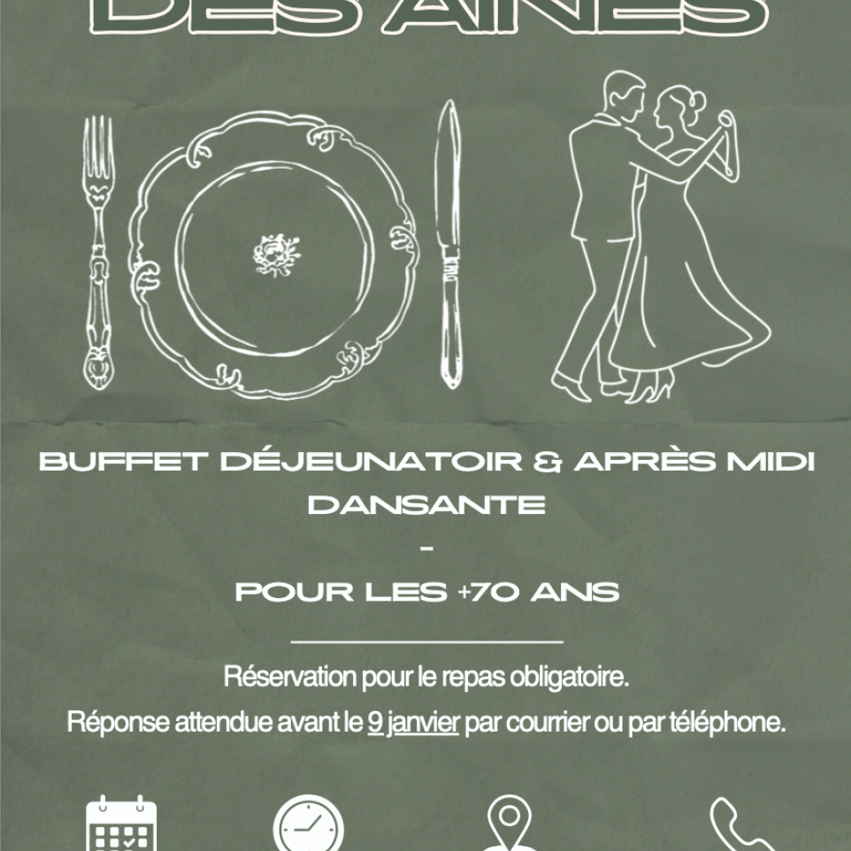 Informations journée des ainés