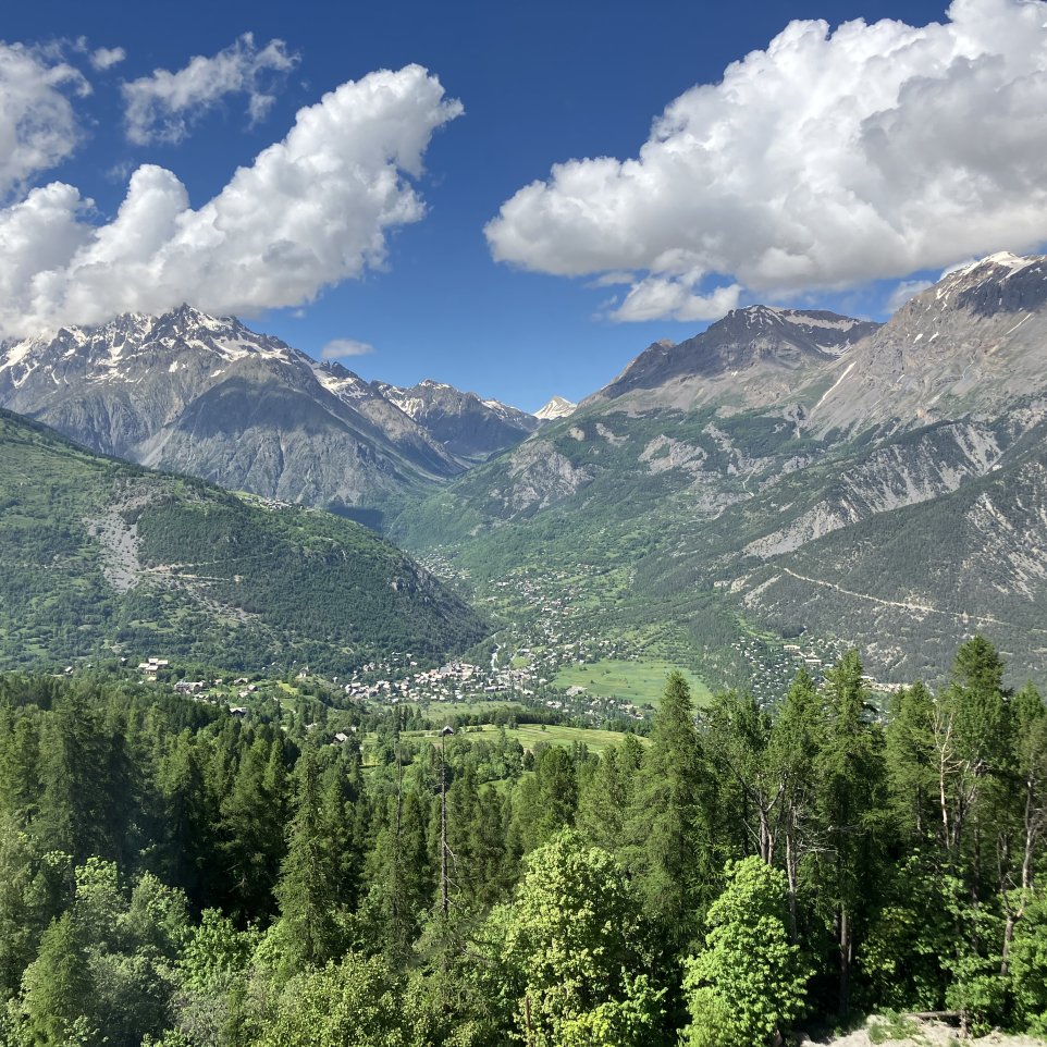 Vallouise-Pelvoux depuis Puy Saint Vincent