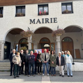 Visite délégation italienne pour le jumelage avec Angrogna