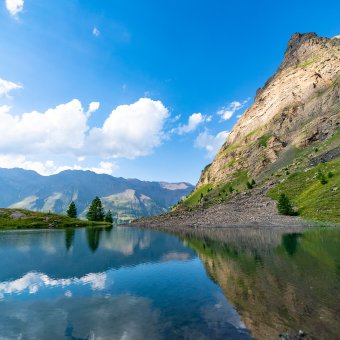 Lac d'altitude du pays des écrins