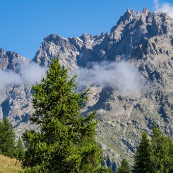 Paysage randonnée Pelvoux