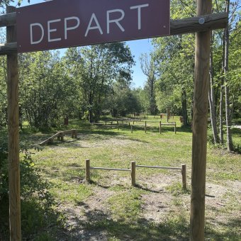 Départ de l'espace santé
