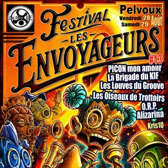 Affiche Festival Les Envoyageurs