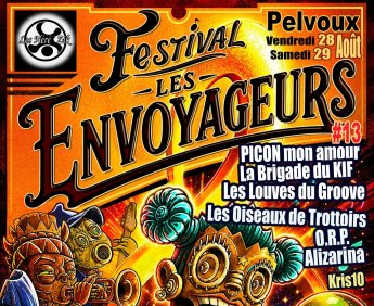 Affiche Festival Les Envoyageurs