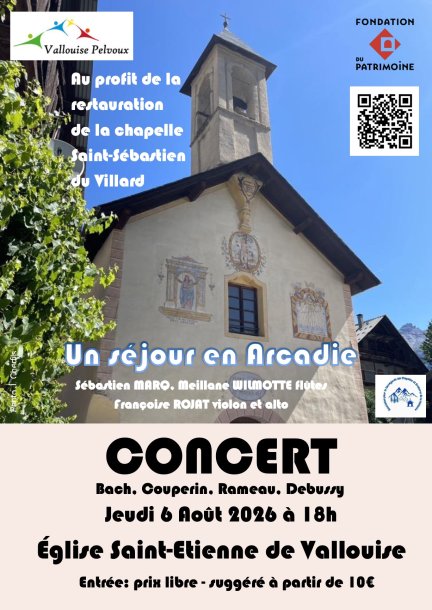 Concert 06 août 2026 - Vallouise