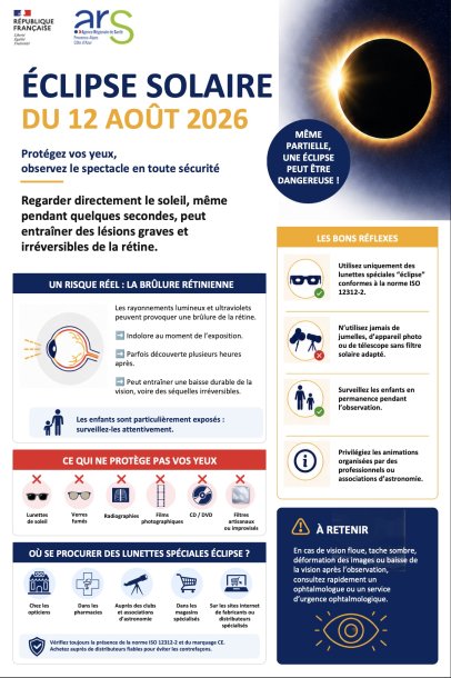 Affiche éclipse solaire FR