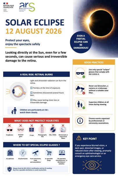 Affiche éclipse solaire EN
