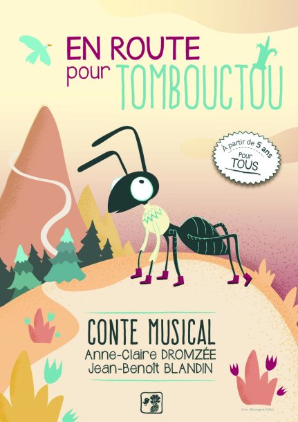Affiche spectacle "En route pour Tombouctou" 