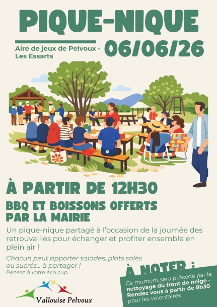Affiche pique-nique des retrouvailles